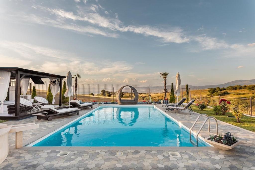 Villa Plagiari Sea View Plagiárion Exterior foto